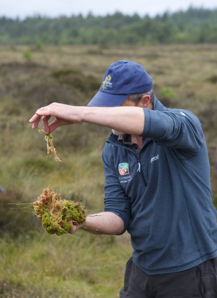Chris Uys from Abbeyleix Bog Project